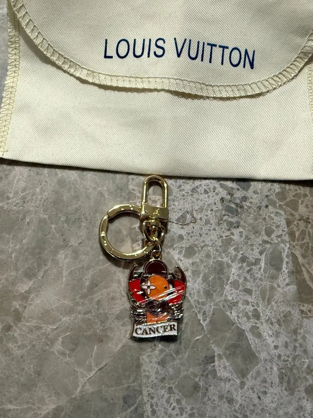 Stunning and RARE Fashion ZODIAC Bag Charm/Key Holder! Brand New Never Used!